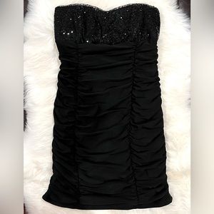 Three Wishes Strapless Bodycon Dress-Sz S